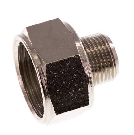 Reducing Adapter R3/8'' Male x Rp3/4'' Female Nickel-plated Brass 16bar (224.8psi)