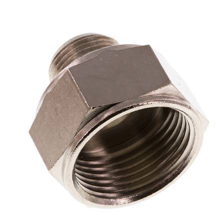Reducing Adapter R3/8'' Male x Rp3/4'' Female Nickel-plated Brass 16bar (224.8psi)