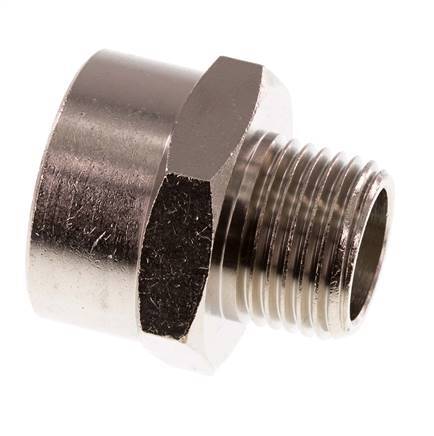 Reducing Adapter R1/2'' Male x Rp3/4'' Female Nickel-plated Brass 16bar (224.8psi)