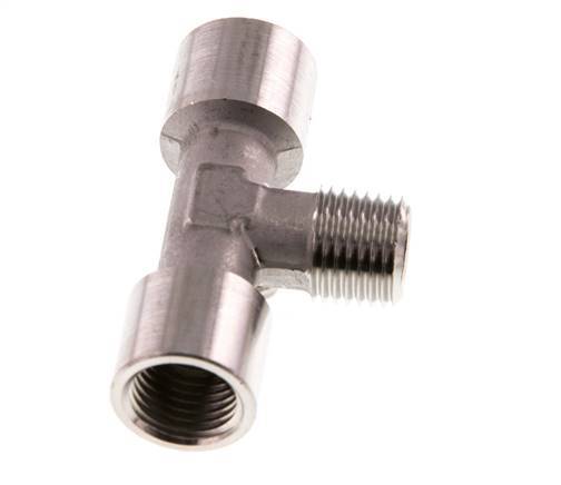 Tee Fitting G1/4'' Female x R1/4'' Male Stainless steel 150bar (2107.5psi)