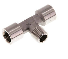 Tee Fitting G1/4'' Female x R1/4'' Male Stainless steel 150bar (2107.5psi)