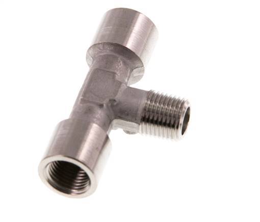 Tee Fitting G1/8'' Female x R1/8'' Male Stainless steel 150bar (2107.5psi)