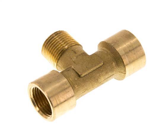 Tee Fitting G3/8'' Female x R3/8'' Male Brass 16bar (224.8psi) [2 Pieces]