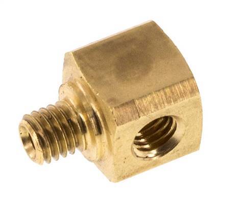 Tee Fitting M5 Male x Female Brass 16bar (224.8psi) [2 Pieces]