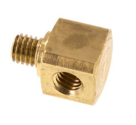 Tee Fitting M5 Male x Female Brass 16bar (224.8psi) [2 Pieces]