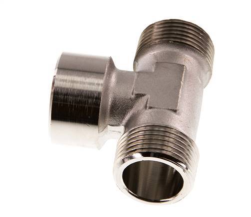 Tee Fitting R1'' Male x G1'' Female Nickel-plated Brass 16bar (224.8psi)