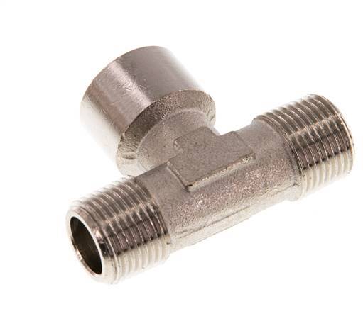 Tee Fitting R3/8'' Male x G3/8'' Female Nickel-plated Brass 16bar (224.8psi)