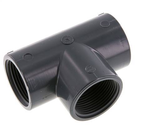 Tee Fitting Rp1 1/4'' Pvc-u EN 1452-3 16bar (224.8psi)