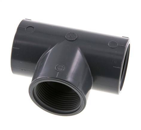 Tee Fitting Rp1 1/4'' Pvc-u EN 1452-3 16bar (224.8psi)