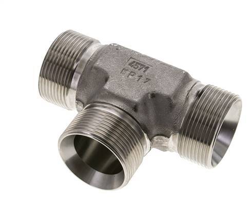 Tee Fitting G1 1/2'' Male Stainless Steel 190bar (2669.5psi)