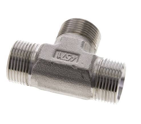 Tee Fitting G1'' Male Stainless Steel 225bar (3161.25psi)