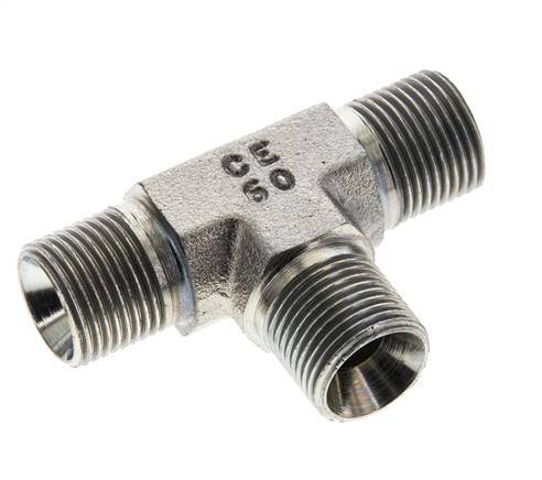 Tee Fitting G3/8'' Male Steel 325bar (4566.25psi)