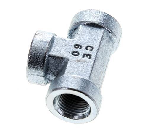 Tee Fitting 3/8'' NPT Female Steel High Pressure 210bar (2950.5psi)