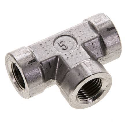Tee Fitting 1/4'' NPT Female Stainless steel High Pressure 275bar (3863.75psi)
