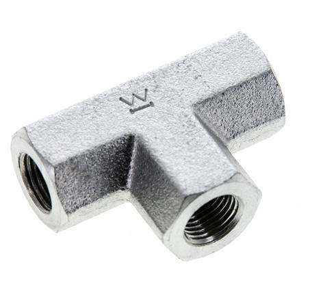 Tee Fitting 1/8'' NPT Female Steel High Pressure 345bar (4847.25psi)