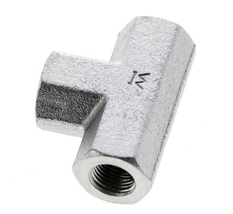Tee Fitting 1/8'' NPT Female Steel High Pressure 345bar (4847.25psi)