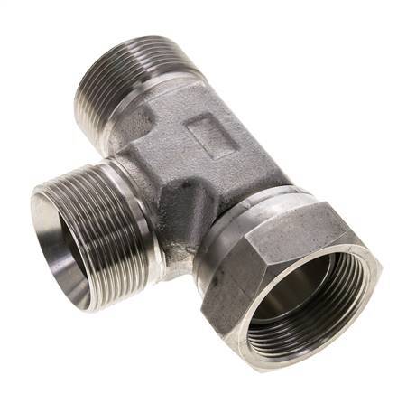 Tee Fitting G1 1/2'' Male x Female Stainless steel Hydraulic 190bar (2669.5psi)