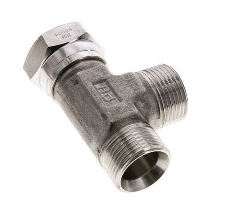 Tee Fitting G1'' Male x Female Stainless steel Hydraulic 225bar (3161.25psi)