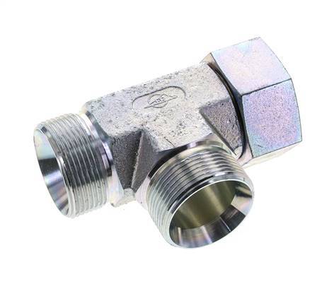 Tee Fitting G1 1/2'' Male x Female Steel Hydraulic 190bar (2669.5psi)