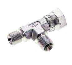 Tee Fitting G1/8'' Male x Female Steel Hydraulic 475bar (6673.75psi)