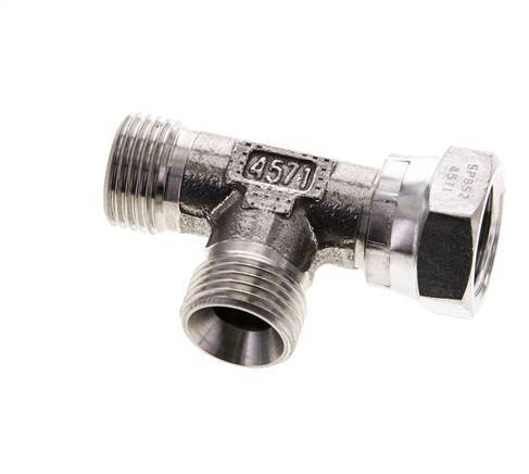 Tee Fitting G1/2'' Male x Female Stainless steel Hydraulic 350bar (4917.5psi)