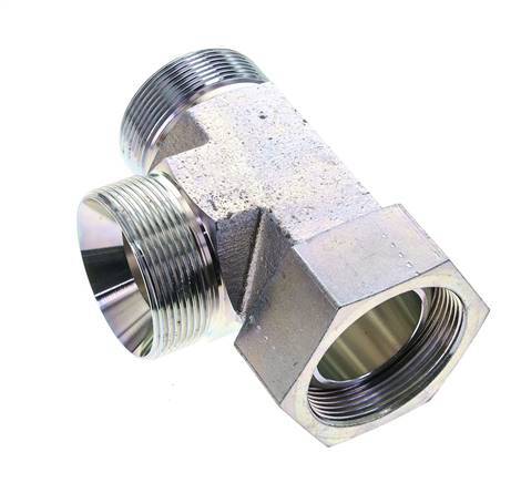 Tee Fitting G2'' Male x Female Steel Hydraulic 175bar (2458.75psi)