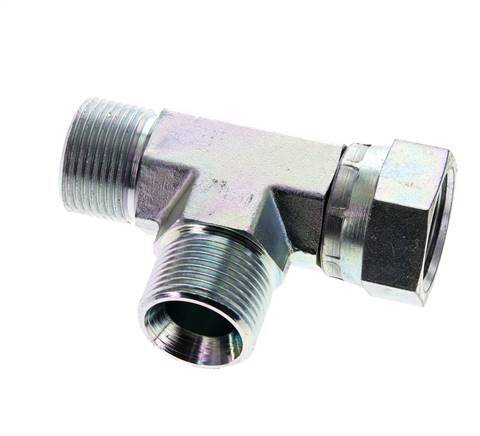 Tee Fitting G3/4'' Male x Female Steel Hydraulic 325bar (4566.25psi)
