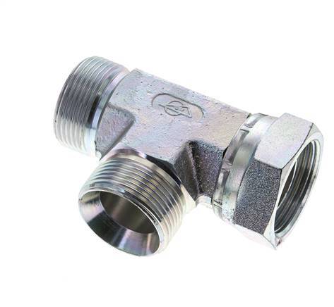 Tee Fitting G1 1/4'' Male x Female Steel Hydraulic 190bar (2669.5psi)