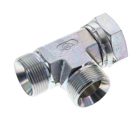 Tee Fitting G1 1/4'' Male x Female Steel Hydraulic 190bar (2669.5psi)