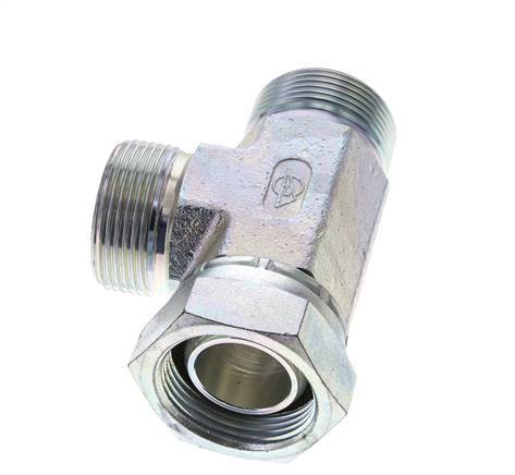 Tee Fitting G1 1/4'' Male x Female Steel Hydraulic 190bar (2669.5psi)