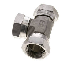 Tee Fitting G1 1/2'' Female Stainless steel Hydraulic 125bar (1756.25psi)