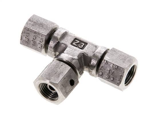 Tee Fitting G1/8'' Female Stainless steel Hydraulic 400bar (5620.0psi)