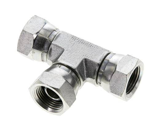 Tee Fitting G3/8'' Female Steel Hydraulic 400bar (5620.0psi)