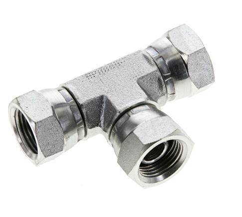 Tee Fitting G3/8'' Female Steel Hydraulic 400bar (5620.0psi)