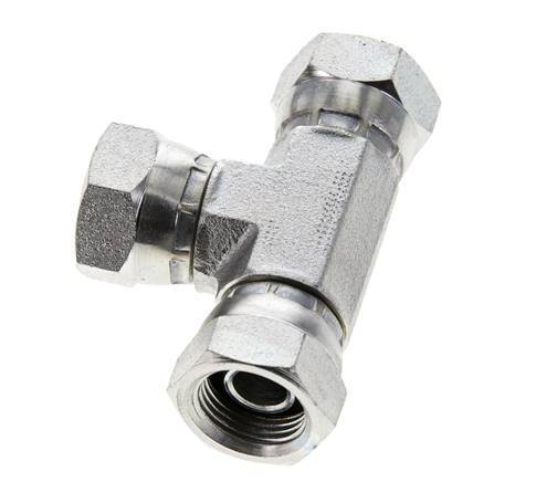 Tee Fitting G3/8'' Female Steel Hydraulic 400bar (5620.0psi)