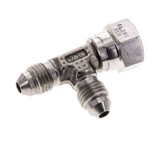 JIC Tee Fitting UNF 7/16''-20 Female x Male Stainless steel 350bar (4917.5psi)