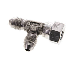 JIC Tee Fitting UNF 7/16''-20 Female x Male Stainless steel 350bar (4917.5psi)