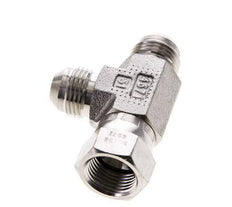 JIC Tee Fitting UNF 3/4''-16 Female x Male Stainless steel 350bar (4917.5psi)