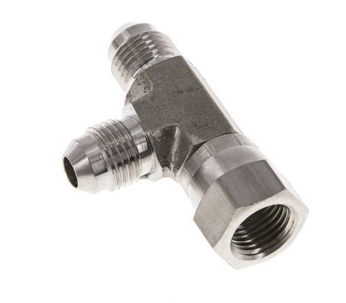 JIC Tee Fitting UNF 1/2''-20 Female x Male Stainless steel 350bar (4917.5psi)