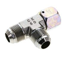 JIC Tee Fitting UN 1-1/16''-12 Female x Male Steel 350bar (4917.5psi)