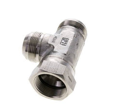 JIC Tee Fitting UN 1-5/8''-12 Female x Male Stainless steel 210bar (2950.5psi)
