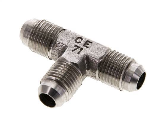 JIC Tee Fitting UNF 9/16''-18 Male Stainless steel 275bar (3863.75psi)