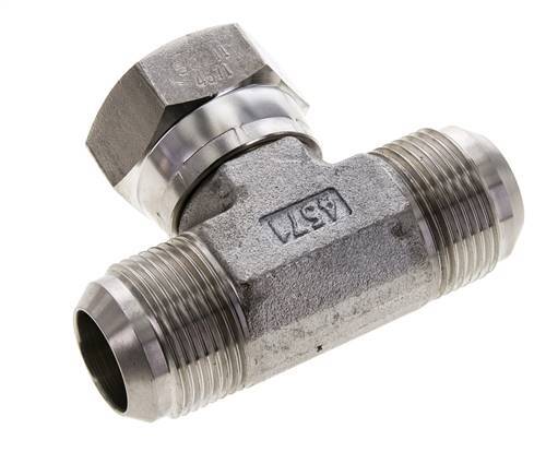 JIC Tee Fitting UN 1-5/16''-12 Male x Female Stainless steel 250bar (3512.5psi)