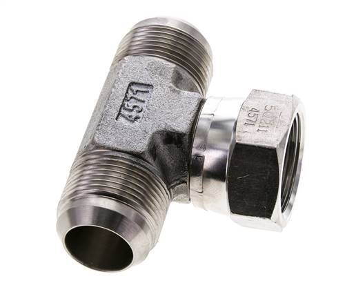 JIC Tee Fitting UN 1-5/16''-12 Male x Female Stainless steel 250bar (3512.5psi)