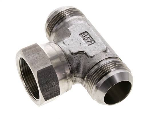 JIC Tee Fitting UN 1-5/8''-12 Male x Female Stainless steel 210bar (2950.5psi)