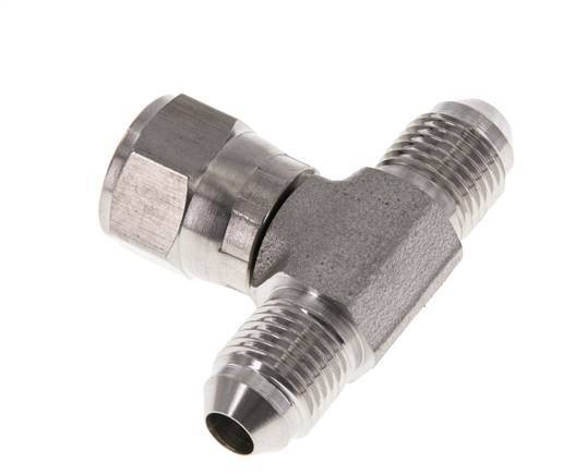 JIC Tee Fitting UNF 1/2''-20 Male x Female Stainless steel 350bar (4917.5psi)