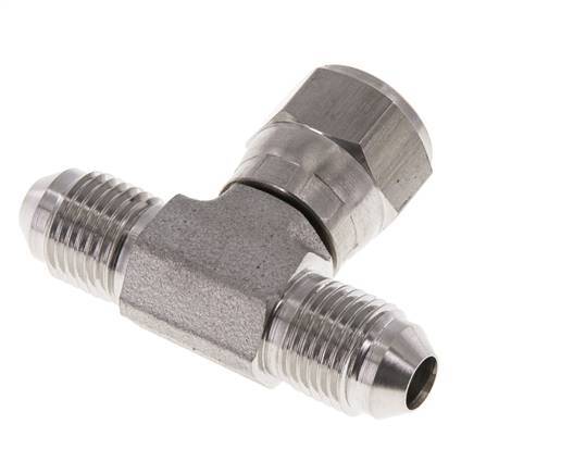 JIC Tee Fitting UNF 1/2''-20 Male x Female Stainless steel 350bar (4917.5psi)