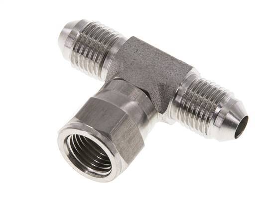 JIC Tee Fitting UNF 1/2''-20 Male x Female Stainless steel 350bar (4917.5psi)