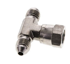 JIC Tee Fitting UNF 7/16''-20 Male x Female Stainless steel 350bar (4917.5psi)