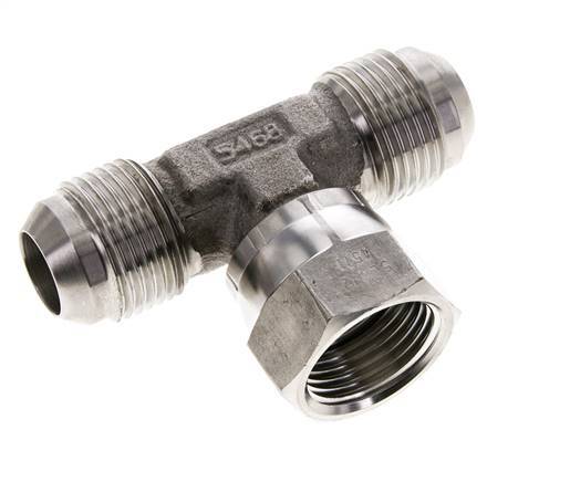 JIC Tee Fitting UN 1-1/16''-12 Male x Female Stainless steel 350bar (4917.5psi)